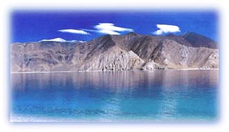 The exquisitely beautiful Pangong Tso Lake. Credit: Discover India