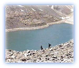Surajtal lake at the Baralacha Pass
