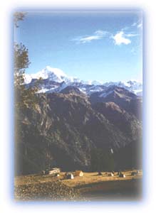 Bandarpunch (6,320m) from South.Credit: Hugo Velthuijsen 