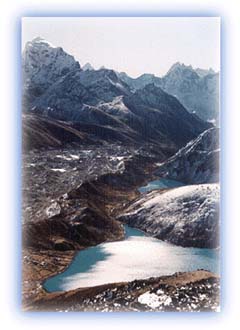 Gokyo lake, having glacial origins

Credit: Rajesh Shrestha