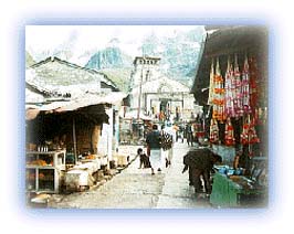 Approaching the Kedarnath Temple. Credit: Raj Shirole