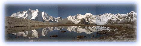 Everest panorama. Credit: W. Spiegelman