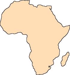map of Swaziland
