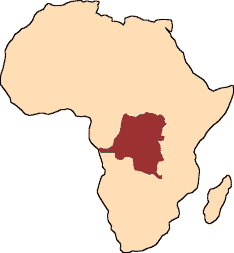 map of Congo (Zaire)