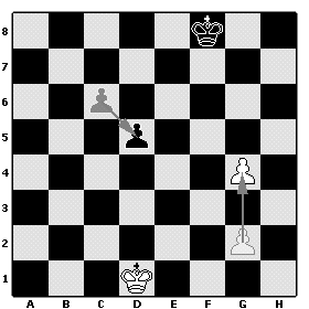 The opening of the chess game with the move of the white king pawn e2-e4,  copy space on a black background. A man hand with a chess piece in a board g