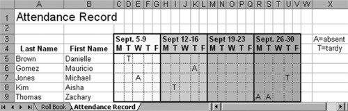 Attendance Register