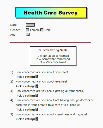 survey templat challenge