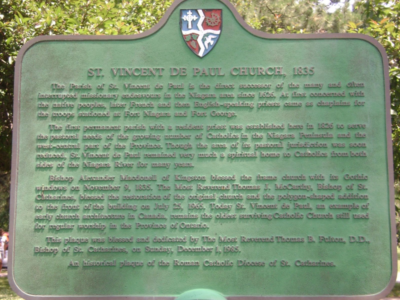 NiagaraOnLakeChurchPlaque